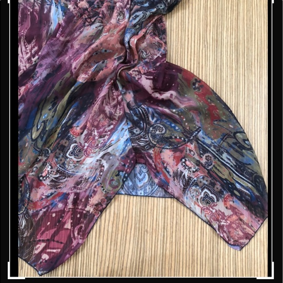 Martine Samoun Creation Silky Dress Tunic Overlay - Picture 6 of 7